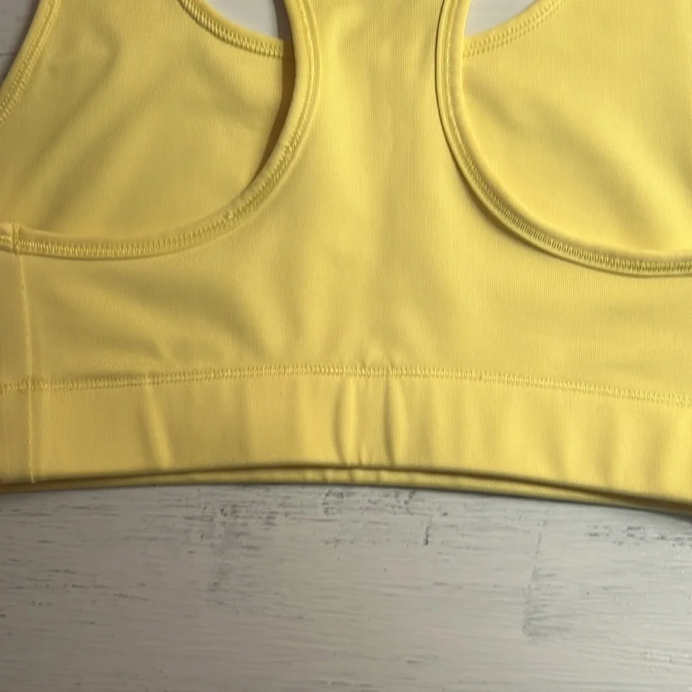 Nike Dri-Fit Yellow Sport Bra - Picture 10 of 10
